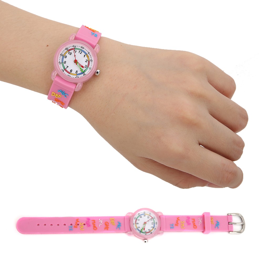 Kids Waterproof Cartoon Watch For Time Recognition Tool Easy To Use