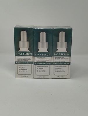 New Face Serum, Niacinamide Serum, Tea Tree Extract+, 1 Fl Oz - 3 Pack