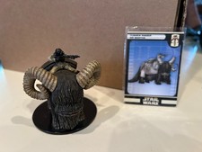 2005 WOTC Star Wars Minis Universe 30/60 Fringe 22 Tusken Raider Bantha Figurine