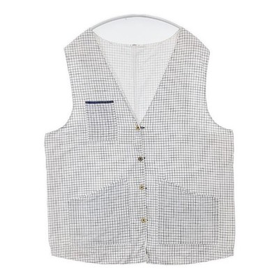 pero Indian-made reversible vest White blue 6-0518M 
