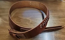 TRIPLE K 110 WYOMING WESTERN DROP BELT-FACTORY BLEMISH M  (33"-38").44/.45