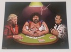 Autographed 8×10 Jimmy Hart Signed Wrestling WWE/WWF Capt. Lou Bobby Brain Art ^