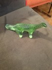 Lalique France Green Crystal Glass Lizard Komona Dragon Signed Figurine￼ — photo 2