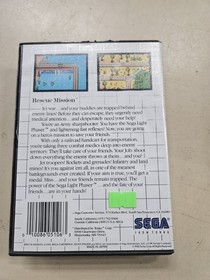 Rescue Mission Sega Master System Complete With Manual