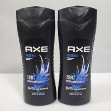 Axe Phoenix Body Wash Crushed Mint Rosemary 16oz 2 Pack Refreshing Scent Men