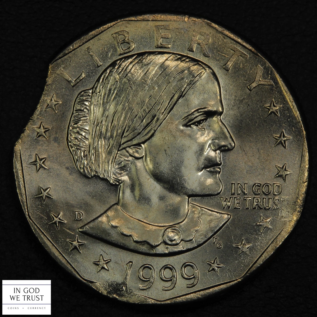 Circulated 1999 Susan B Anthony Dollars (1979-1981, 1999) for sale