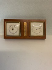 Wetterstation Fischer Thermometer Barometer Hygrometer Holz Sammler