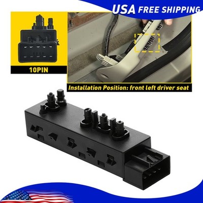 Power Seat Control Switch for 2010-2015 Chevrolet Camaro Driver Side 25974714 US