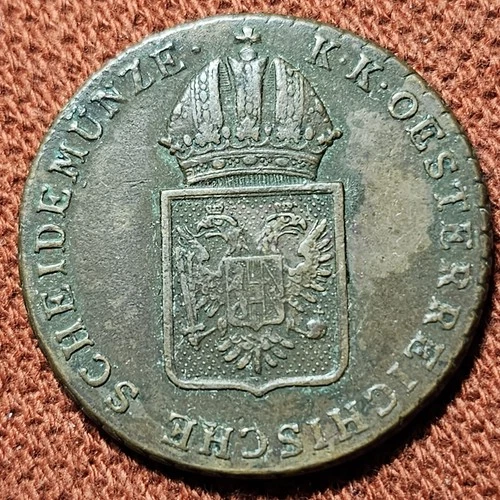 1816 Austria 1 Kreuzer — photo from the most recent tracked eBay sale