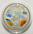 2025 1 oz Colorized Native America The Beautiful New Jersey Silver (Box&COA)