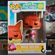 Funko Pop! Disney: Zootopia 2 Nick Wilde #1653 And Pop Protector 