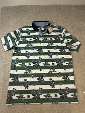 NEW Puma Golf Pique Garden Polo - Size Medium - Vine and Deep Navy