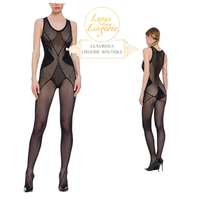 Romance Net Catsuit By Wolford Xs Black Schwarz VerfüHrerisch Netz Jumpsuit