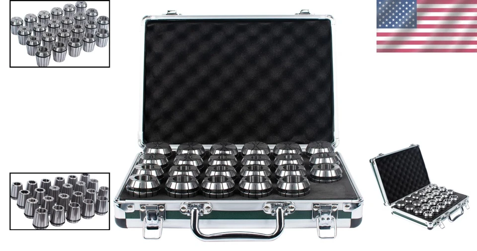 High Hardness 23-Pcs ER40 Collet Combo Set - Perfect for Drilling & Tapping - Image 2 of 4