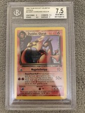 Dunkles Glurak Holo Team Rocket - Deutsch - BGS 7,5 Beckett Near Mint SWIRL