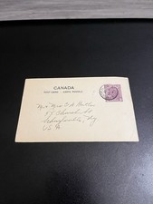 Canada 3c Postal Stationery Postcard 1946 Montreal to New York USA Mail