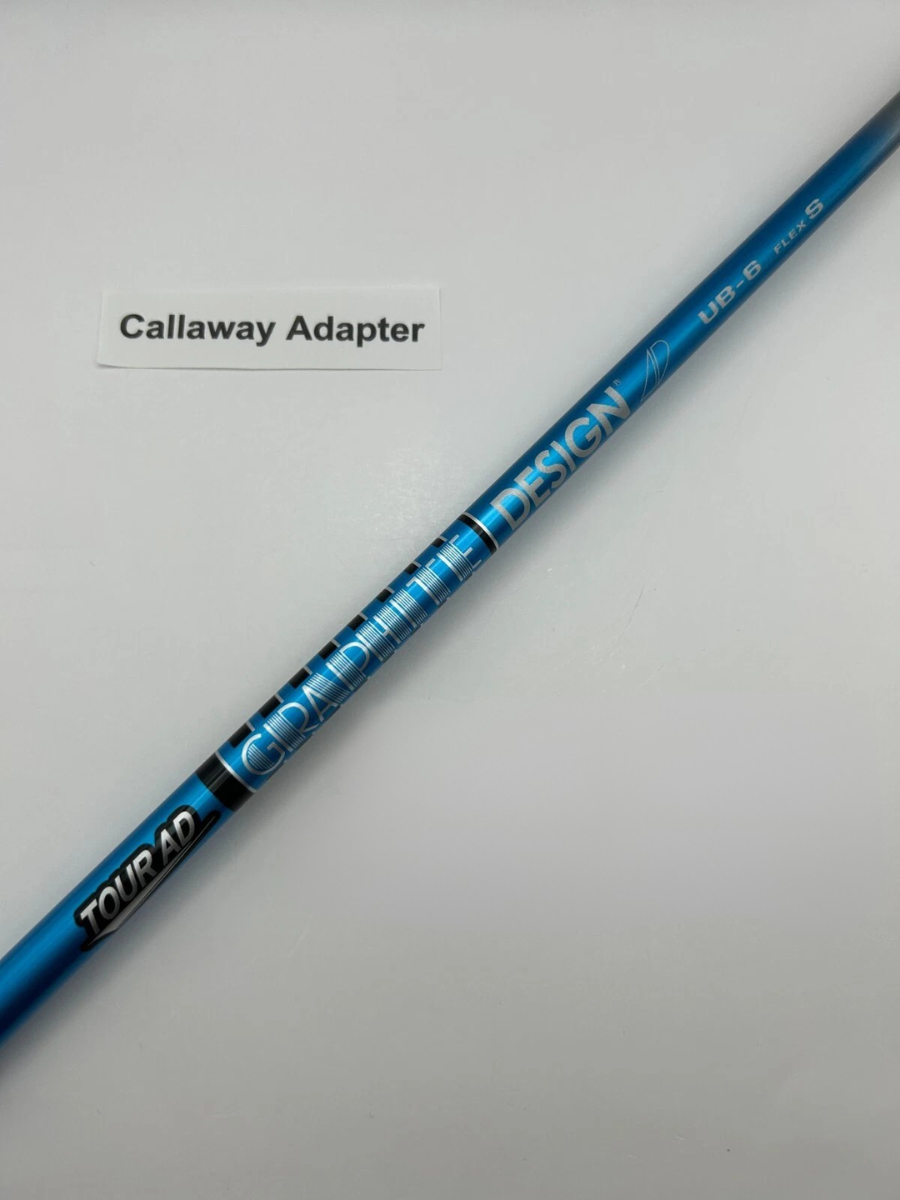 Shaft Driver Graphite Design TOUR AD UB-6 Stiff - 44 Pouces Adaptateur Callaway - Occasion