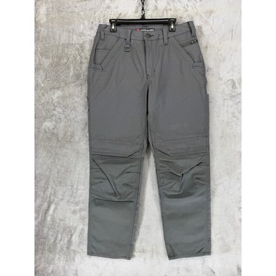 Engelbert Strauss Mens Gray Work Pants Cargo Utility 36R Cotton Blend 7012620