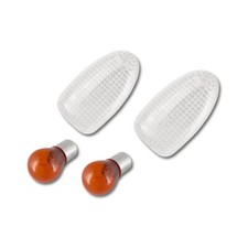 Blinkergläser BMW K 1200 RS R 1100 S hinten Heck weiß klar transparent