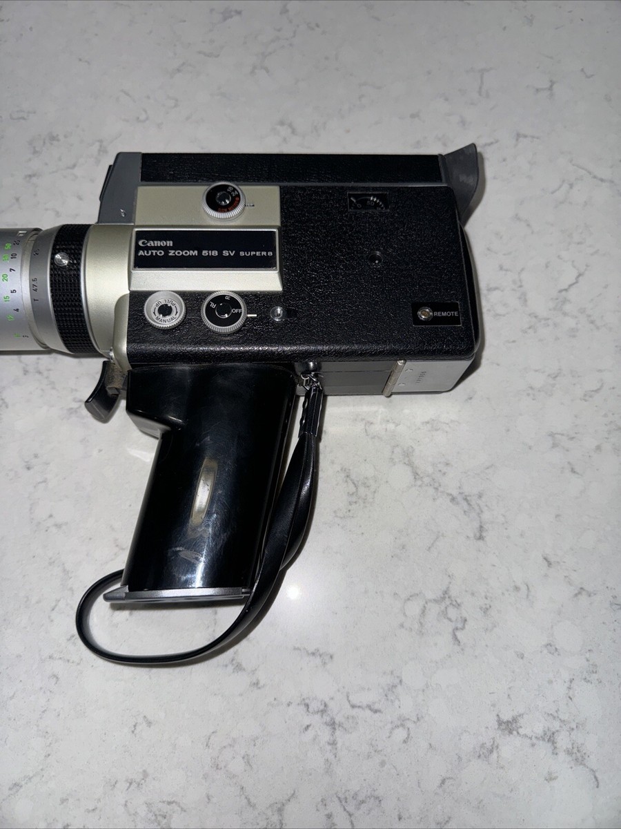 Canon Single 8 518 SV Auto Zoom 8mm Film Movie Camera Near Canon Single 8 518 SV Auto Zoom 8mm Film Movie Camera Near
