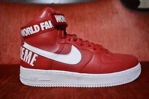 supreme af1 red