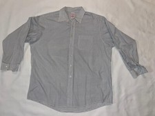 Brooks Brothers Dress Shirt Men's Size XL Striped Design w Green Lines