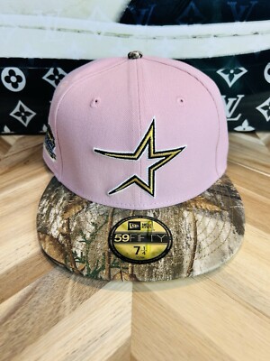 New Era Hat Club Real Tree Houston Astros Pink Dome Camo 1/4