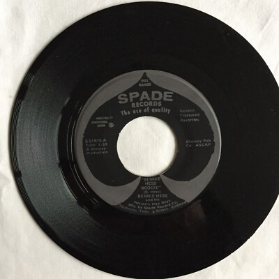 Bennie Hess &His Nation's Play Boys    Bennie Hess Boogie / Jungle Land Rock	7''