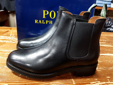 POLO RALPH LAUREN  UOMO numero 10=43 modello BEATLES Pelle Nero