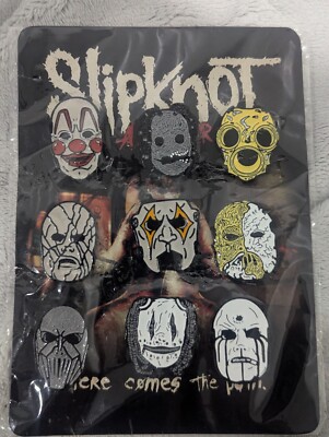 SLIPKNOT PIN SET OFFICIAL HERE COMES THE PAIN TOUR 2024 MAGGOTS