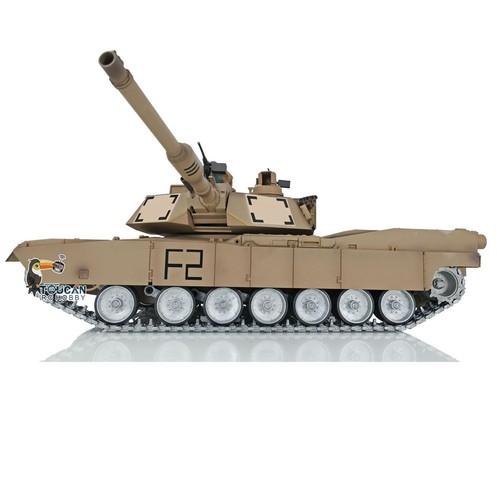 1/16 7.0 Henglong Customize M1A2 Abrams BB IR RC Tank 3918 Barrel Recoil 360° - Picture 7 of 12