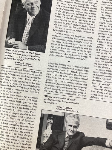 Financial World Magazine Vtg 1975 Rare Ads IBM Textiles Springs Stevens Riviana - Picture 11 of 20