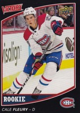 🏒 2020 UD NATIONAL HOCKEY CARD DAY VICTORY BLACK CALE FLEURY RC #V-18 CANADIENS
