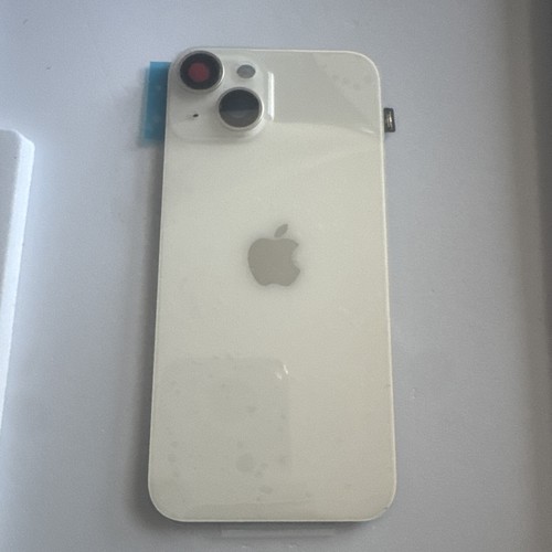 Vitre Arrière Complète IPhone 15 Plus – Avec Nappe NFC, Noire, Neuve