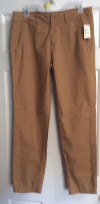 Pantalon chino femme : Pantalon taille haute motif armée Pantalon chino femme : Pantalon taille haute motif armée
