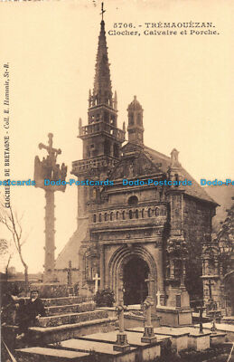 R145751 Tremaouezan. Clocher Calvaire et Porche. E. Hamonic