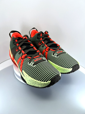 Nike LeBron Witness 7 Black Volt Crimson Green Basketball Shoes DM1123-001Sz 9.5 Nike LeBron Witness 7  main image 4