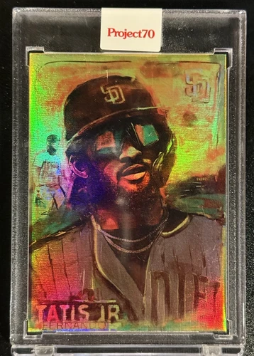 Fernando Tatis Jr. Topps Project 70 RAINBOW FOIL Card 822 48/70 San Diego Padres