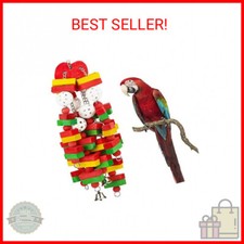 MEWTOGO Large Bird Parrot Toys for Cockatoos African Grey Macaws and Amazon Parr