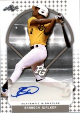 Brandon Walker 2018 Leaf Perfect Game Autograph NIKE All-American Auto Rookie