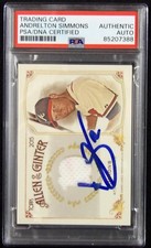 Andrelton Simmons Signed 2015 Topps Allen & Ginter's Relic Card #FSRB-AS PSA Aut