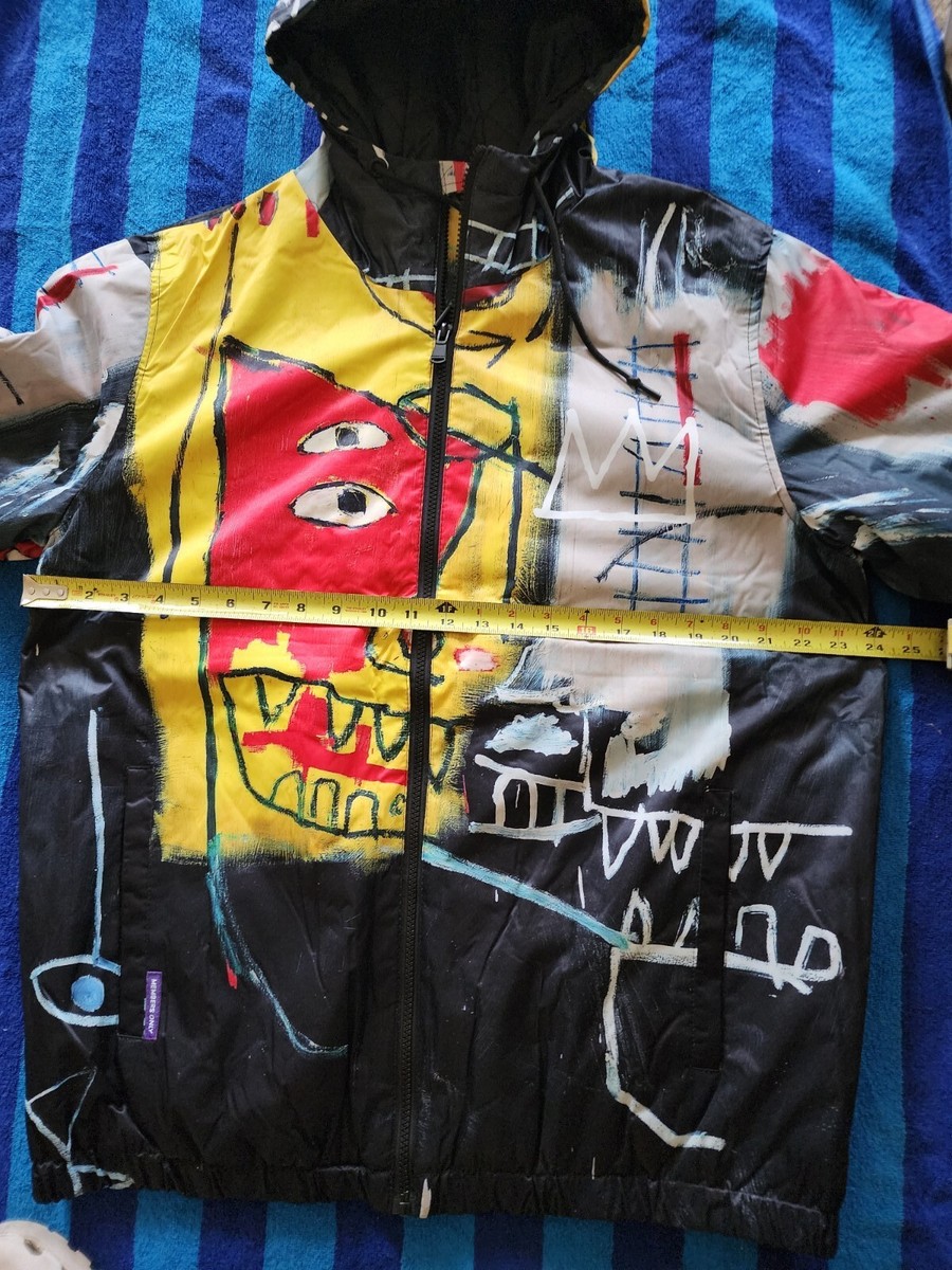 Jean-Michel Basquiat x Members Only Full Zip Jacket. Sz Large. NWT