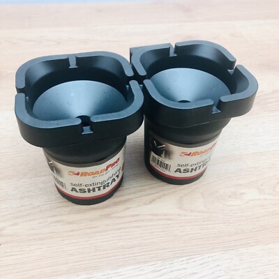 QTY OF 2 ROADPRO RP-452 SELF EXTINGUISHING ASHTRAY