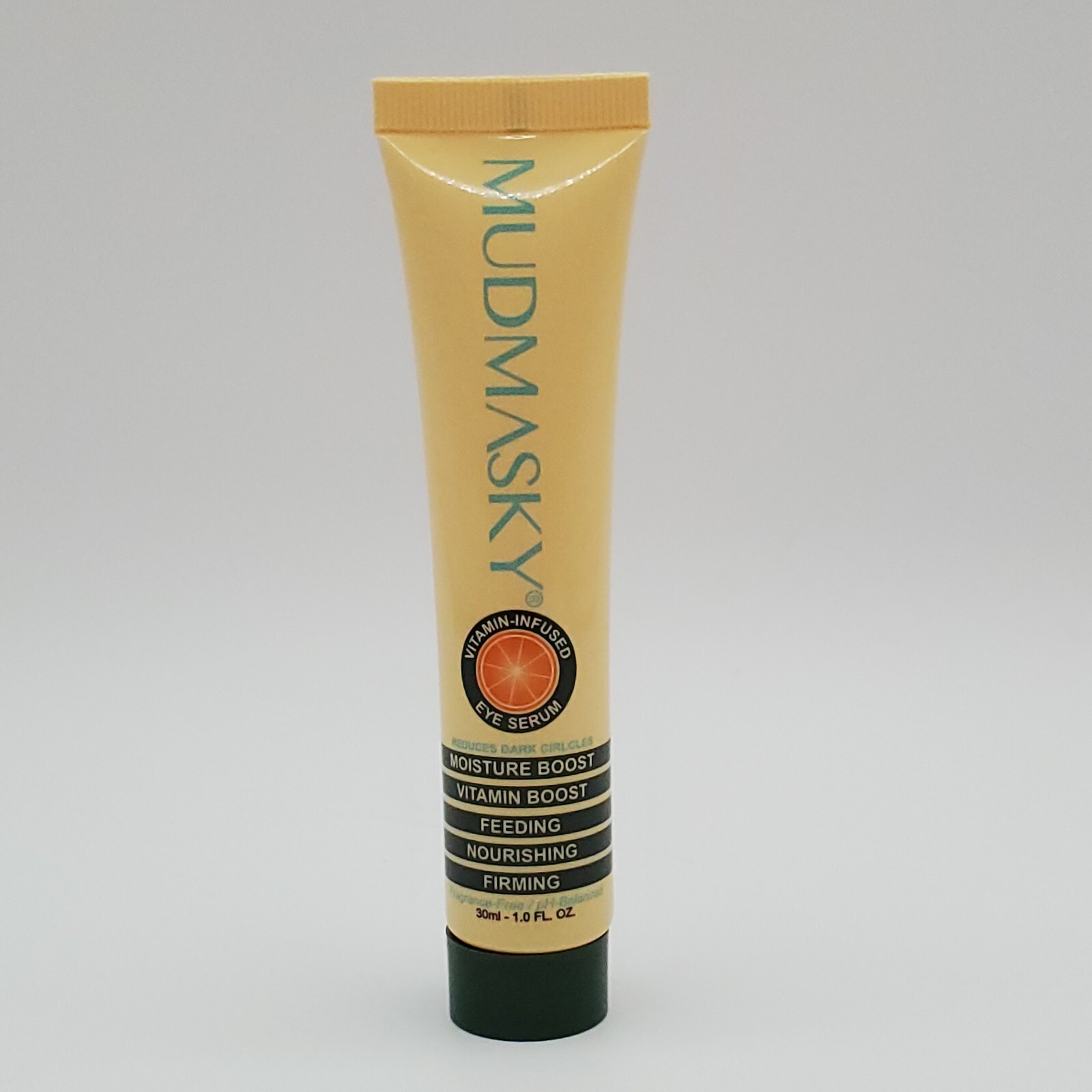 Mudmasky Vitamin C Eye Serum 1 oz Firming Moisturizer for Dark Circles Sealed New