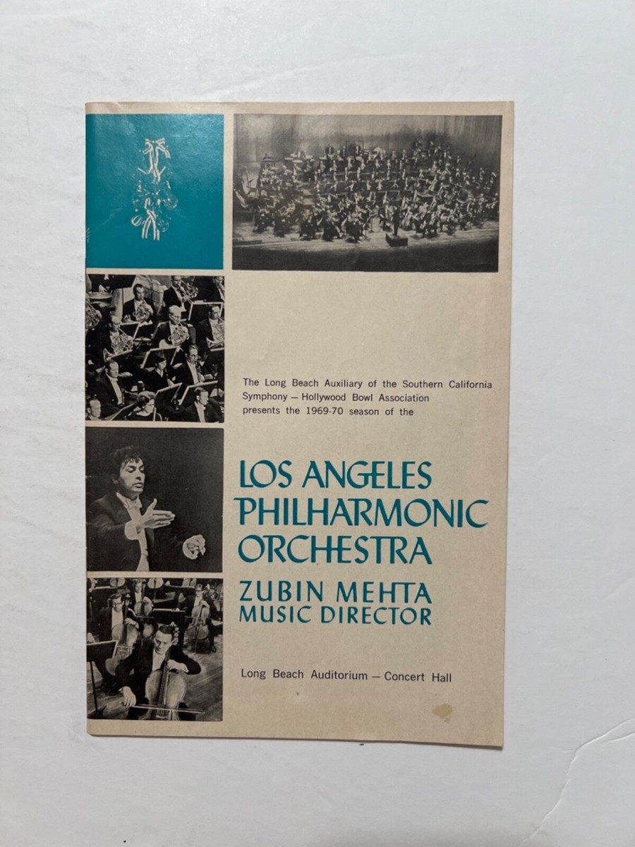 Los Angeles Philharmonic Orchestra Zubin Mehta Director 1969-1970