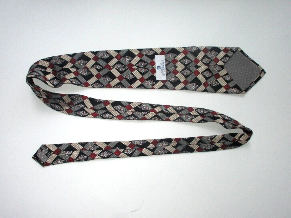 Corbata de Colección Givenchy Monsieur Para Hombres Ancha Azul, Toda Seda Envío Gratis Corbata EE. UU. Foto 2 de 4