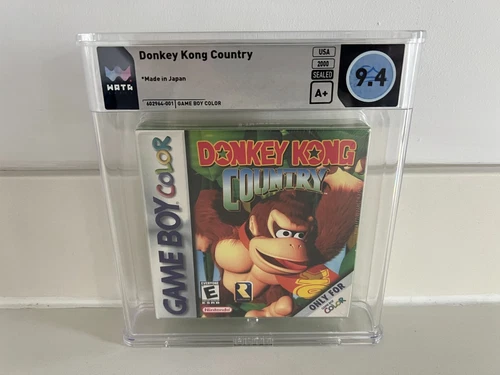 Donkey Kong Country (Game Boy Color, GBC) WATA 9.4 A+ New Sealed CGC VGA 1st!