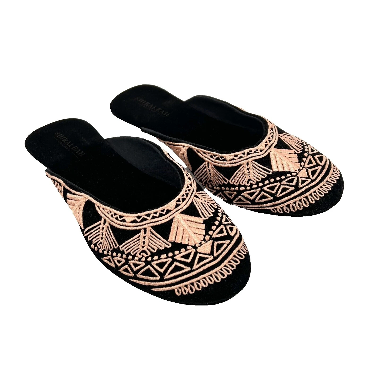 Women's Geometric Slippers 9 US Shoe