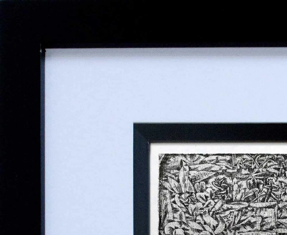 Paul KLEE Litografía Edición LTD "Jardín de la Pasión" con MARCO Incluido Foto 3 de 4