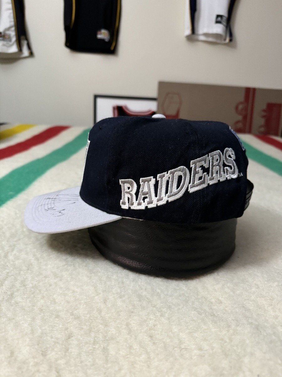 Vintage Sports Specialties LA Raiders Side Wave SnapBack Vintage Sports Specialties LA Raiders Side Wave SnapBack